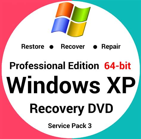 Windows Xp Pro 64 Bit Recovery Reinstall Boot Restore Dvd Disc Disk