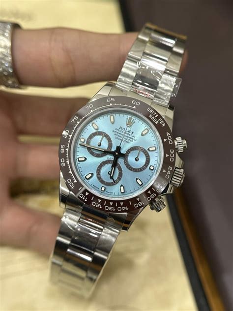 Cosmograph Daytona Platinum Ice Blue Dial 116506 0001 Replica 1 1 40mm