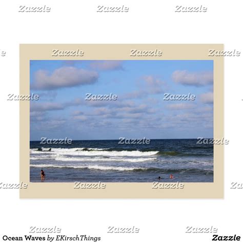 Ocean Waves Postcard Postcard Ocean Seaside Heights