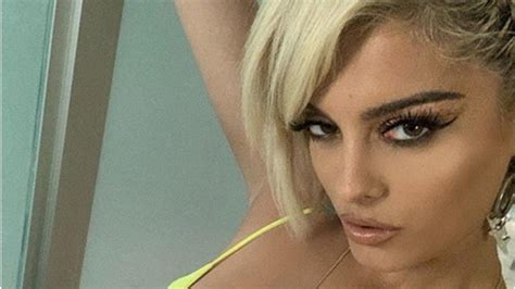 Bebe Rexha Gets Fans Hot And Bothered With Skimpy String Top Selfie Hubba Hubba Youtube