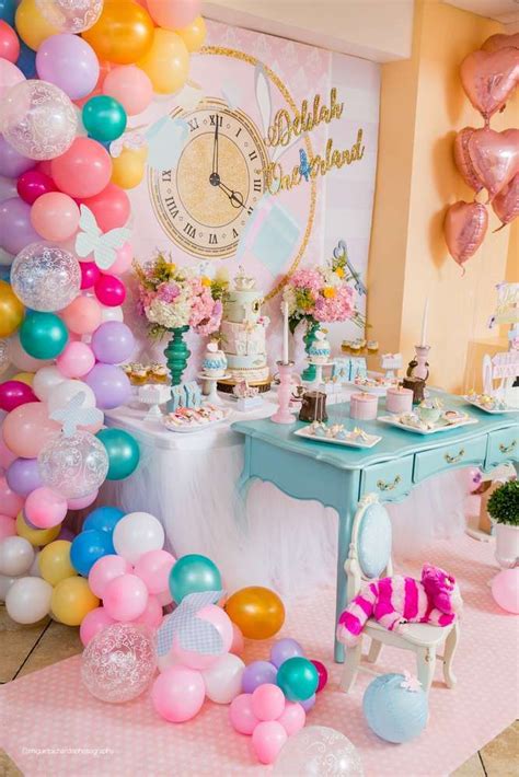 Alice In Wondernlad Birthday Party Ideas Photo 1 Of 55 Onederland