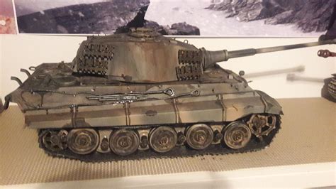 German Kingtiger Tank Plastic Model Military Vehicle 116 Scale