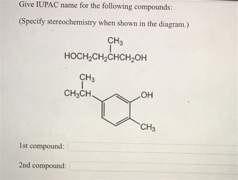 Solved Give Iupac Name For The Following Compounds Spec My Xxx Hot Girl