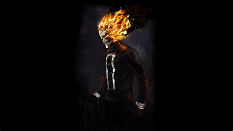 Download 1920x1080 Wallpaper Ghost Rider Marvel Superhero