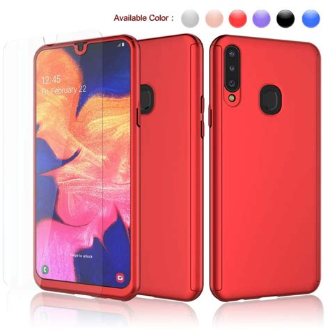 Njjex Phone Cases For 2019 Galaxy A20 A20s A30 A205u Ultra Thin Full