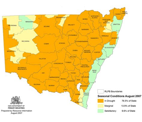 Nsw Drought Map