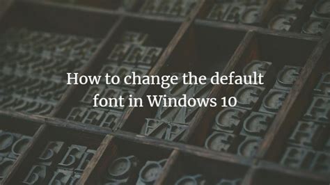 Win 10 How To Change Font Size Windows 7 And 8 Making Text Larger My