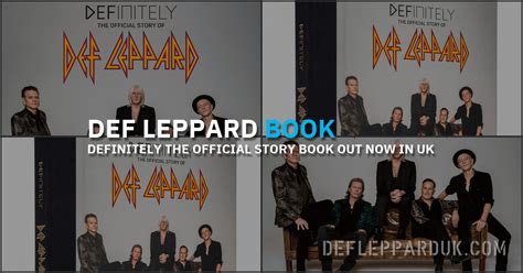 Definitely The Official Story Of Def Leppard Book Out Now In The Uk