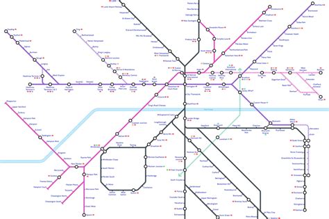 Designer Creates London Underground Map Showing How Tfl Tube Network