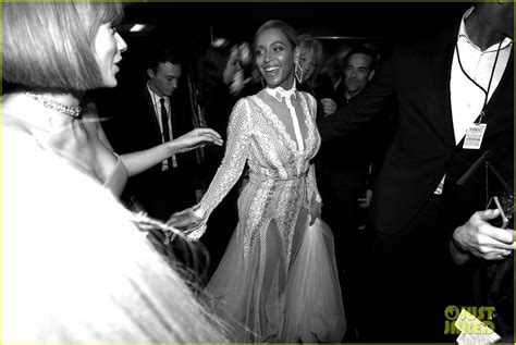 Beyonce Stuns In Sheer White Gown At Grammys Photo