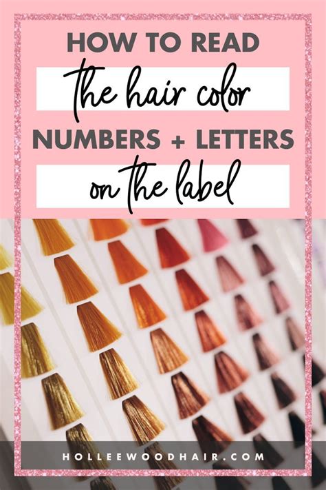 how to read hair color numbers and letters ・ 2021 ultimate guide hair color hair color number