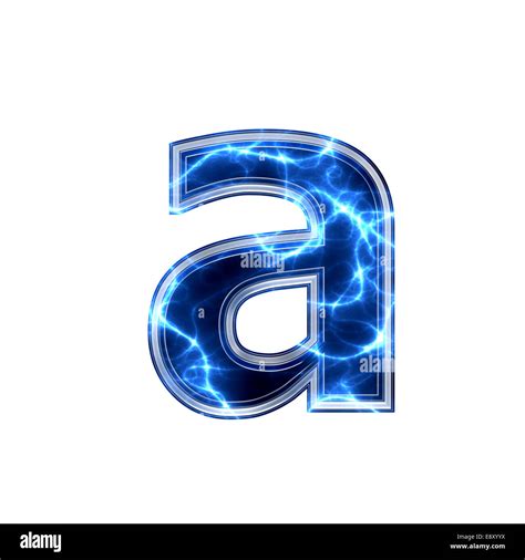 Electric 3d Letter Stock Photo Alamy