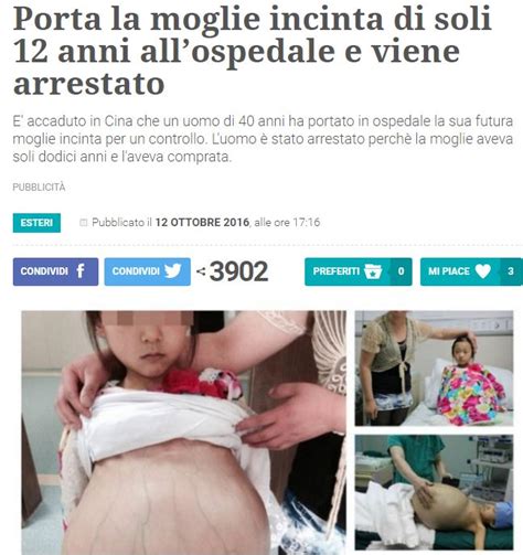 12 Anni Incinta Qualcosa Non Torna Butac Bufale Un Tanto Al Chilo