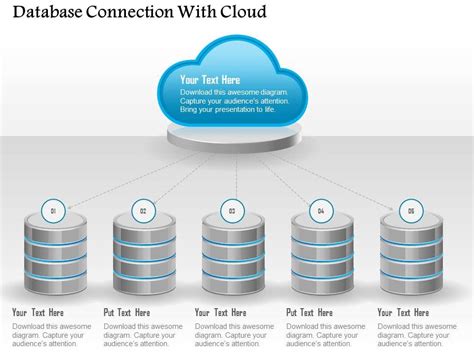 Database Connection With Cloud Ppt Slides Powerpoint Presentation