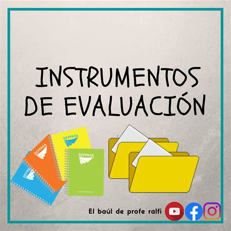 Instrumentos De Evaluacion 1 Imagenes Educativas