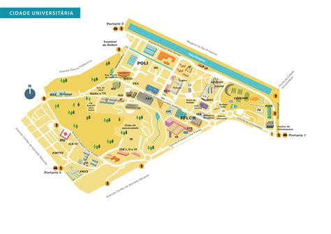 Mapa do campus Jornada Circularidade e a Construção de Baixo Carbono