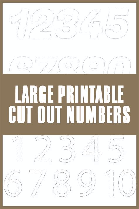 Best Large Printable Cut Out Numbers Printableecom Ridiculous Large The Best Porn Website