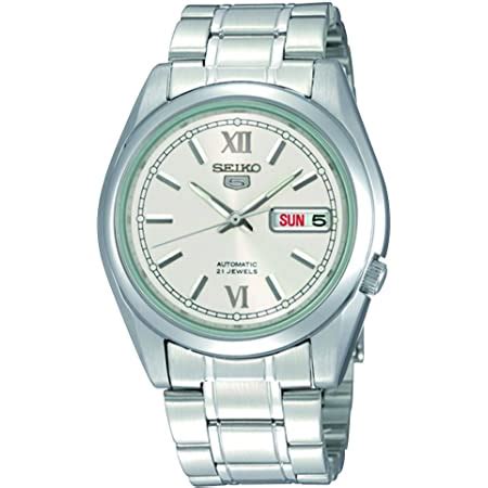 Seiko Mens Analogue Automatic Watch With Stainless Steel Strap SNKL51K1