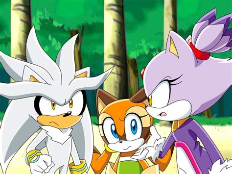 Blaze Silver And Marine In Sonic Anime Sonic The Hedgehog Amino