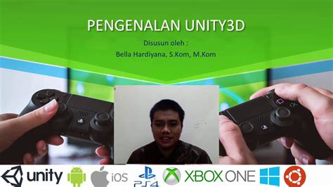 Unity3d 01 Pengenalan Unity3d Youtube