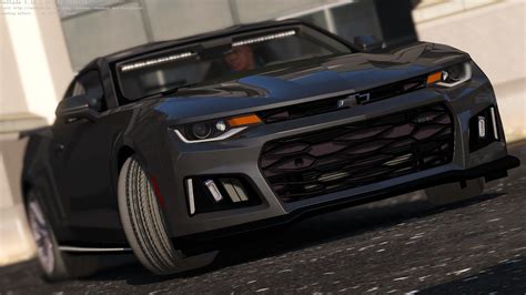 Unmarked 17 Camaro ZL1 A Stealthy Ride GTA 5 Mods