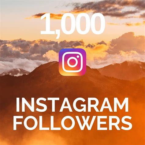 1 000 instagram followers for ⭐