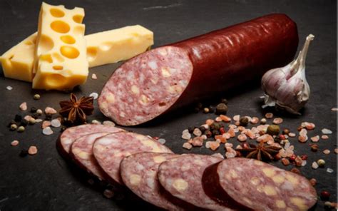 Summer Sausage With Cheese Tiefenthaler Quality Meats