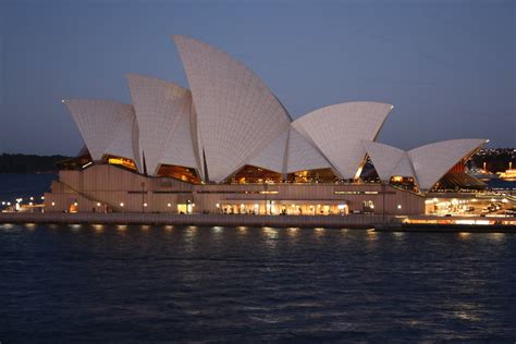 Sydney City And Suburbs Sydney Opera House Dusk