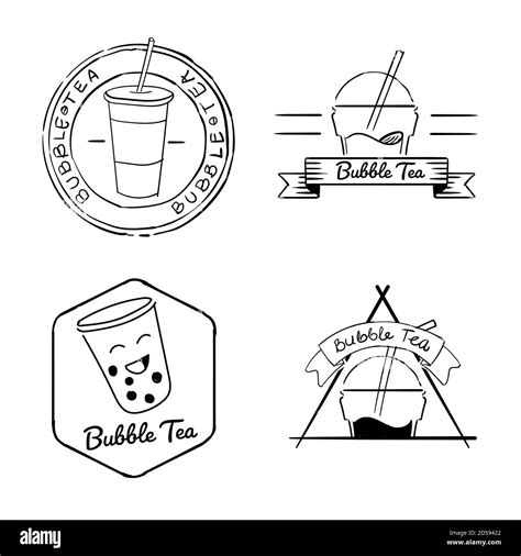 Boba Logo Black And White Stock Photos And Images Alamy