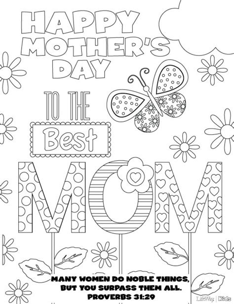 Kindness pages az bible printable of bears. 20+ Free Printable Mother's Day Coloring Pages ...