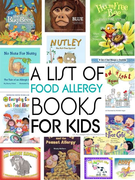Childrens Food Allergy Books Lil Allergy Advocates Kids Allergies