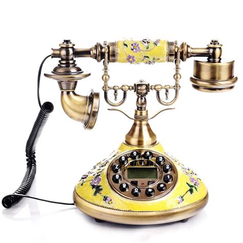 Classic Designer Corded Phone Home Decor Unique Landline Telephone For