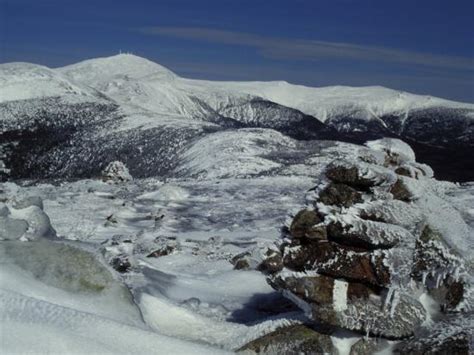 Appalachian Trail In Winter White Mountains Presidential Range New