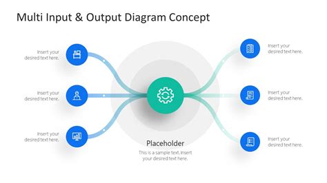 Multi Input And Output Diagram Concept For Powerpoint Slidemodel