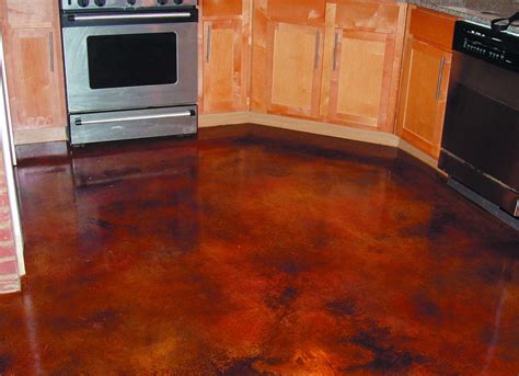 To remove stubborn stains from tile, it's a good idea to first try all the conventional methods you use to clean your floors. Layering Color with Acid Stains on Concrete | Concrete Decor