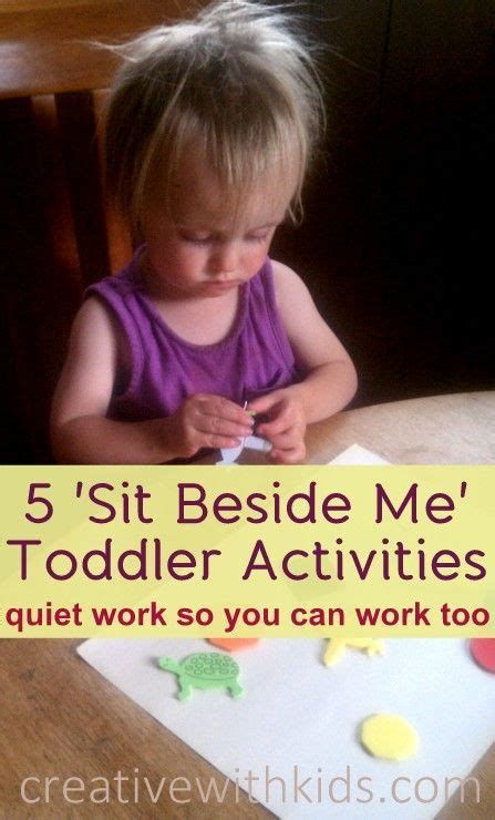 Five Ideas For Quiet Toddler Activities Quiet Toddler Activities