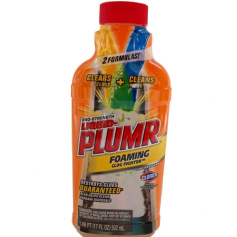 Liquid Plumber Foaming Clog Fighter Pro Strength Clears Clog Cleans