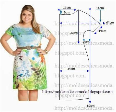 Vestidos Plus Size 7 Moldes para Baixar e Imprimir Grátis