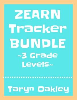 About.zearn.org, uses cookies and similar technologies to analyze traffic to the site, and enable us to use social media features. ZEARN Tracker BUNDLE by Taryn Oakley | Teachers Pay Teachers