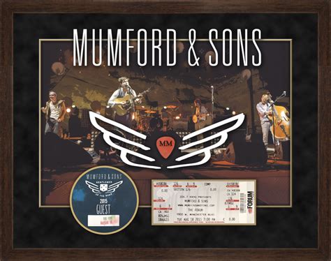 Mumford And Sons Gentlemen Of The Road Concert Memorabilia Jewel Box