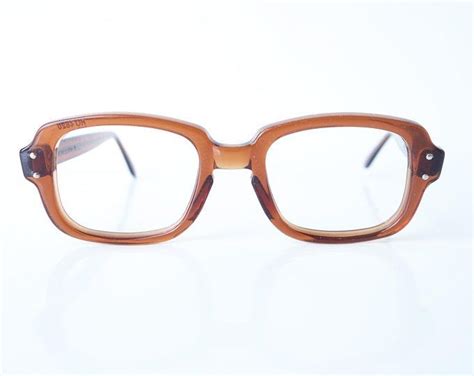 Vintage 50s Mens Eyeglasses Black Horn Rim Mad Men Frames Glasses