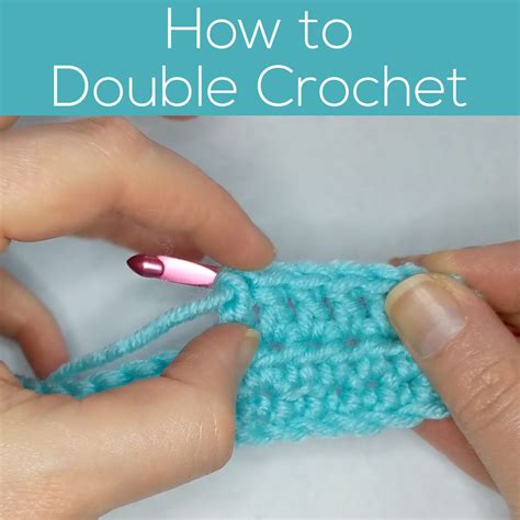 How To Double Crochet Video Tutorial Shiny Happy World
