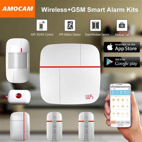 Wireless Wifi Gsm Home House Alarm System Multi Language Smart