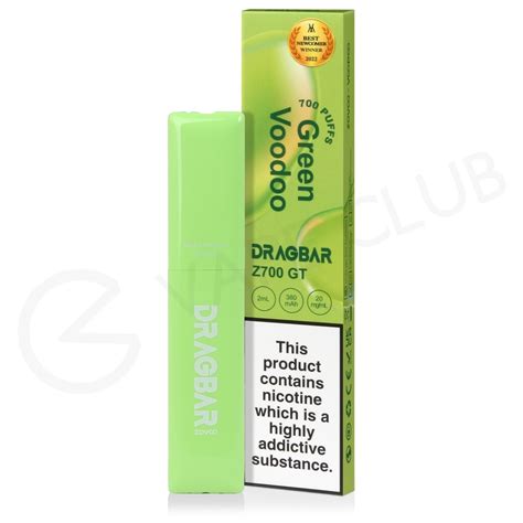 Green Voodoo Drag Bar Z700gt Disposable Vape