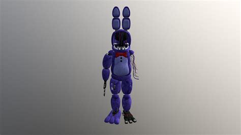 Withered Rusted Bonnie Fnaf Download Free 3d Model By