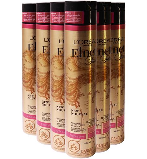 Loreal Paris Elnett Satin Hairspray Strong Hold 135 Ounces Pack Of