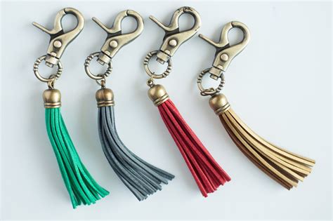 gleeful peacock tassel keychains are a great fun t or stocking stuffer peacock jewelry