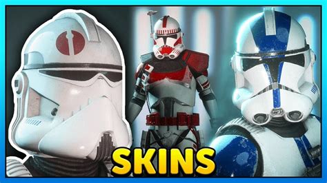 All Clone Trooper Skins 501st Coruscant Guard Gameplay Star Wars