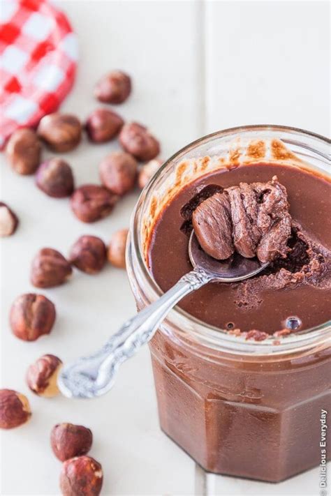 Homemade Nutella Recipe Chocolate Hazelnut Spread Delicious Everyday