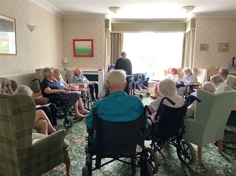 Church Service At The Manor Sibbertoft Manor Care Home With Nursing